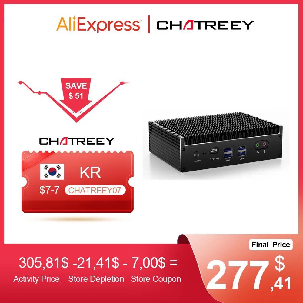 Chatreey ̴ PC Ҹ ,  ھ i5 i7  , 4K  ,  11 ӿ  ǻ, KC10F IT12F